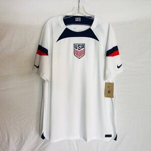 NEW Nike Team USA 2022/23 Home Stadium White Men's Size 2XL Soccer Jersey NWT